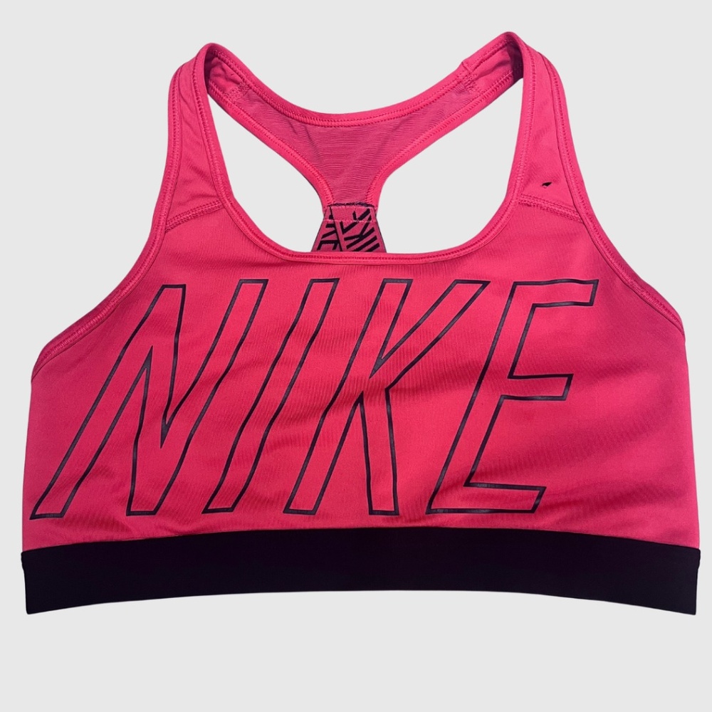 Nike Women's Dri Fit Hot Pink Racerback Sports Bra w/ Small Hole *See Pics*
